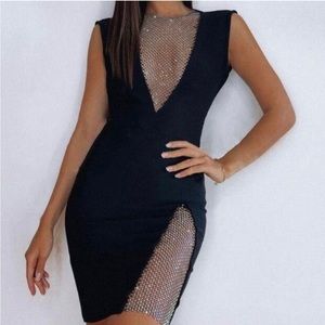 Konika Diamond Mini Cocktail Dress